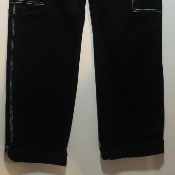 Trendy Black Cargo Pants - Picture 2 of 5